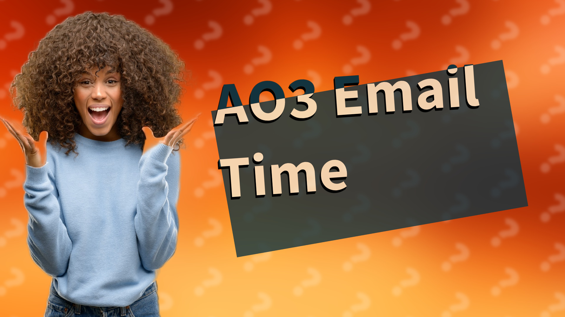 AO3 Email Time