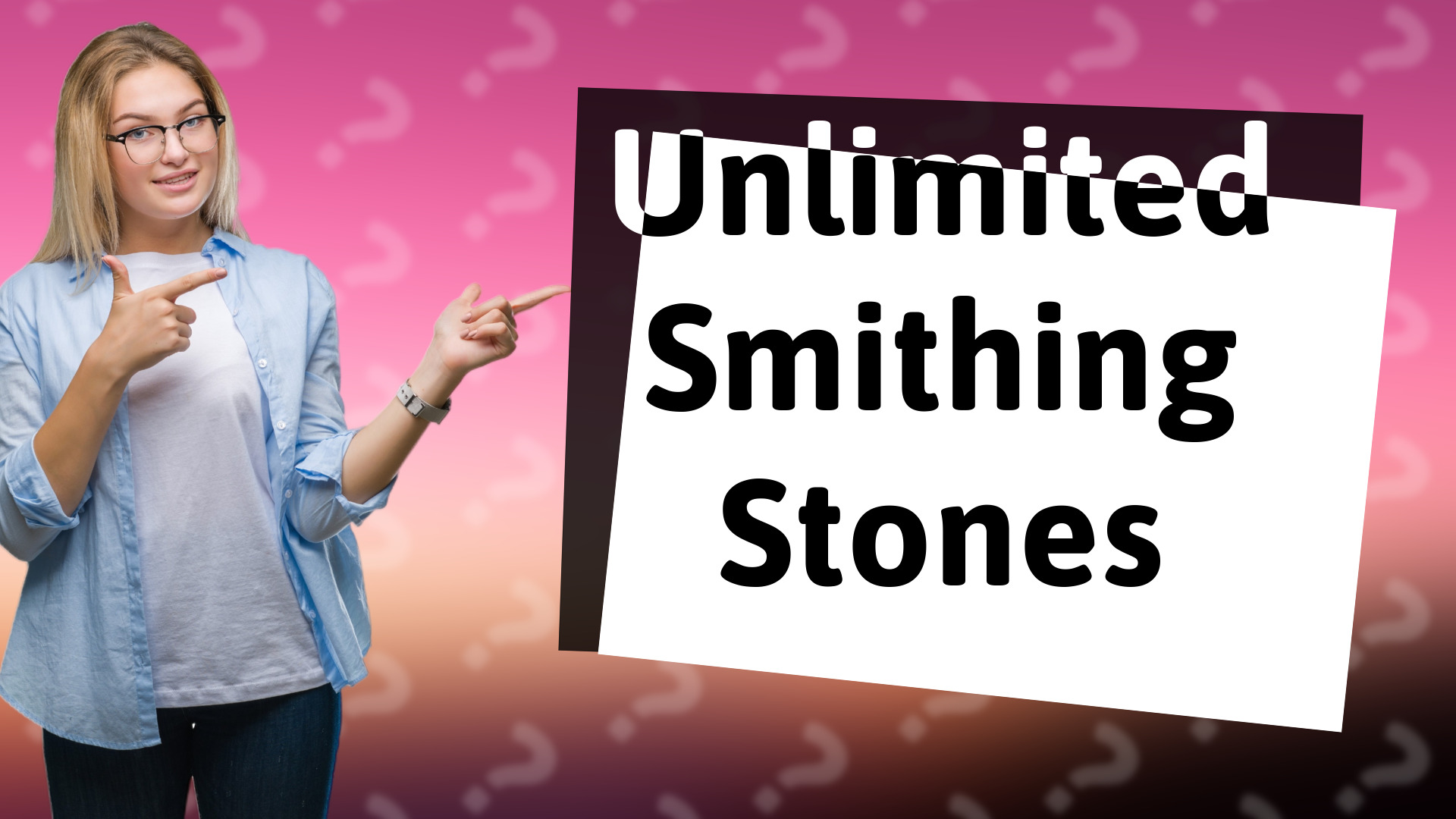 Unlimited Smithing Stones