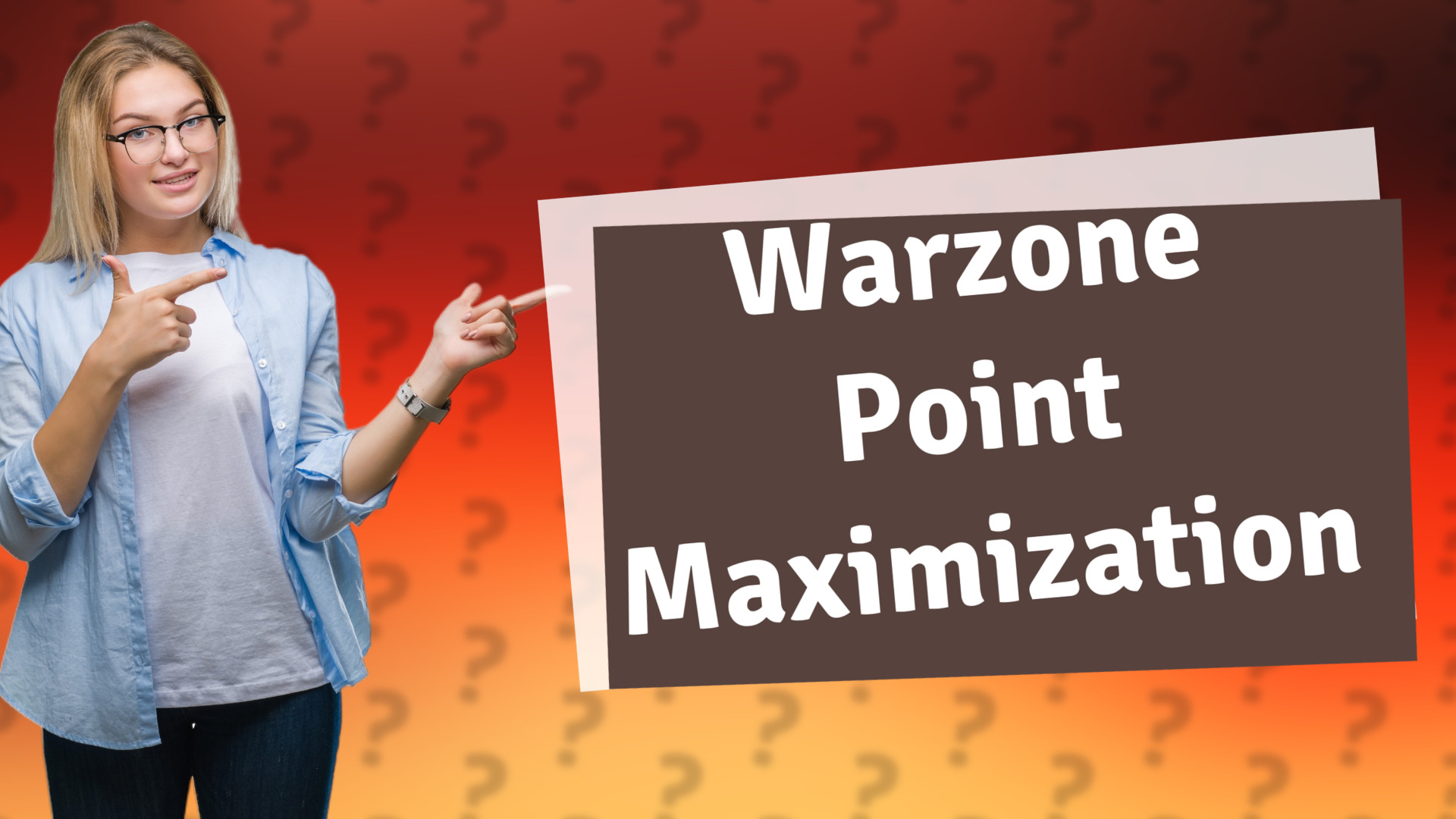 Warzone Point Maximization