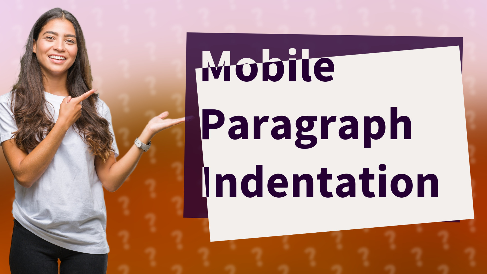 Mobile Paragraph Indentation