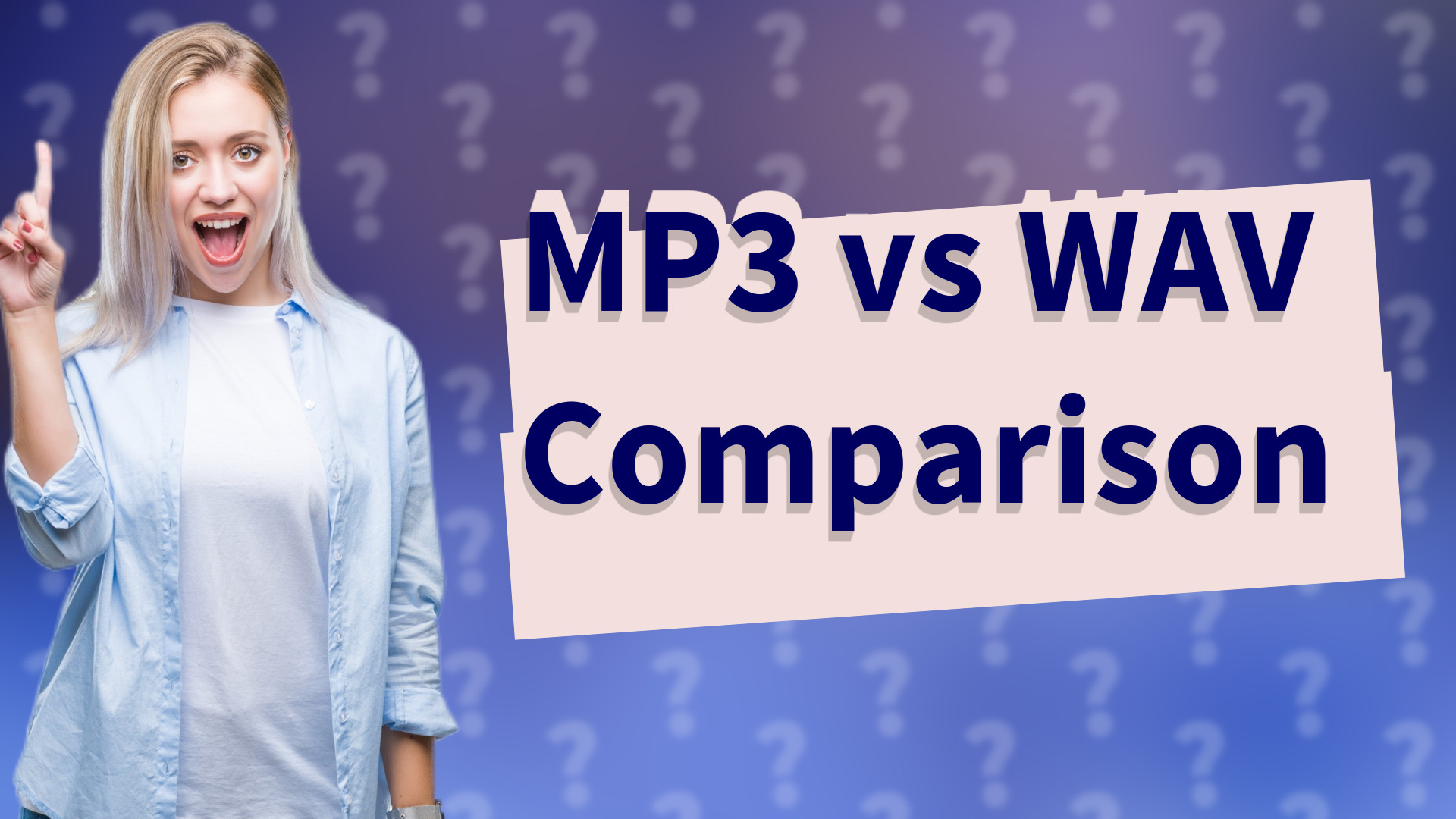 MP3 vs WAV Comparison