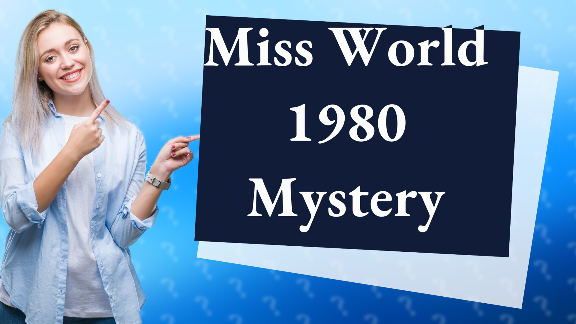 Miss World 1980 Mystery