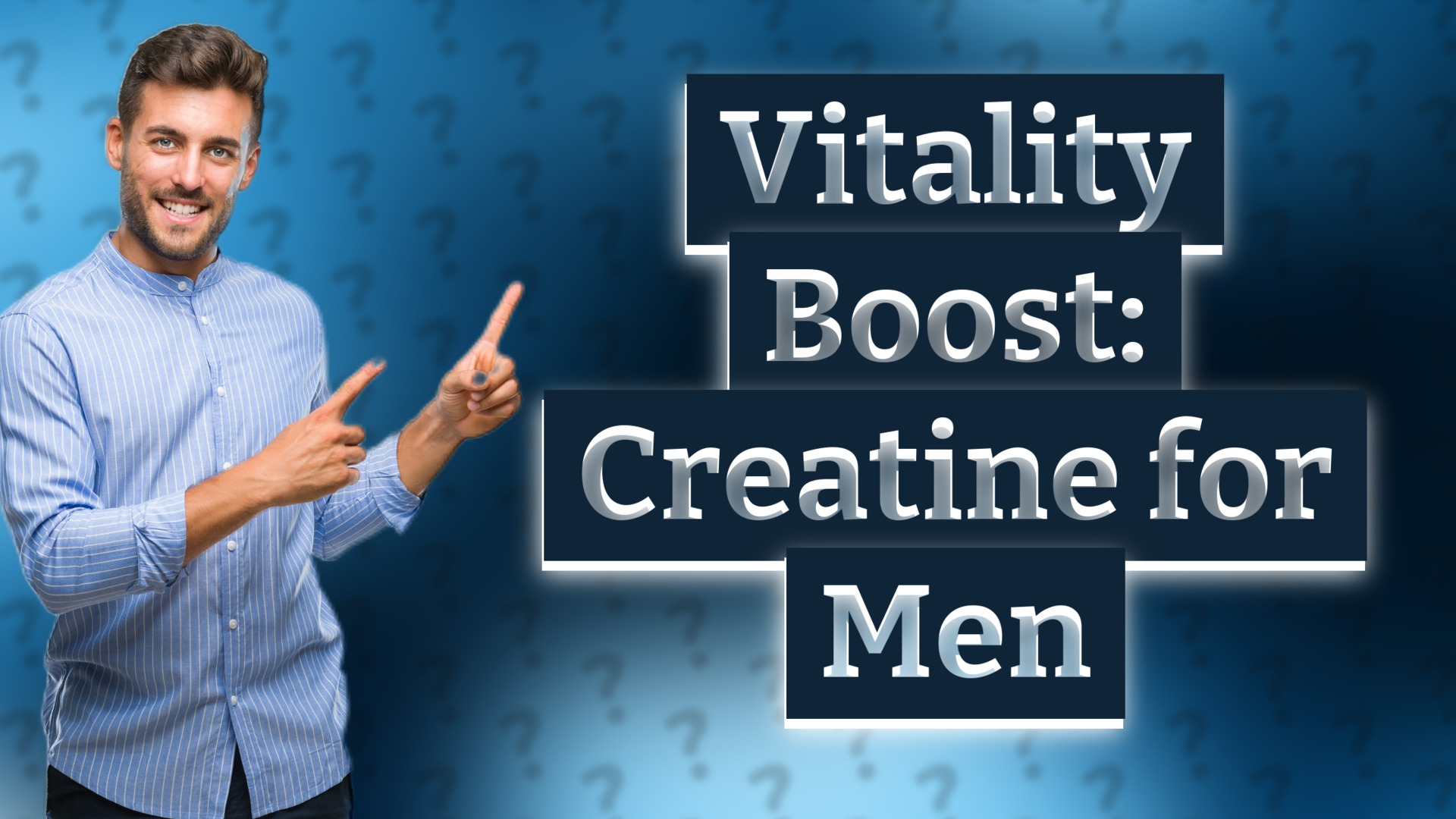 Vitality Boost: Creatine for Men