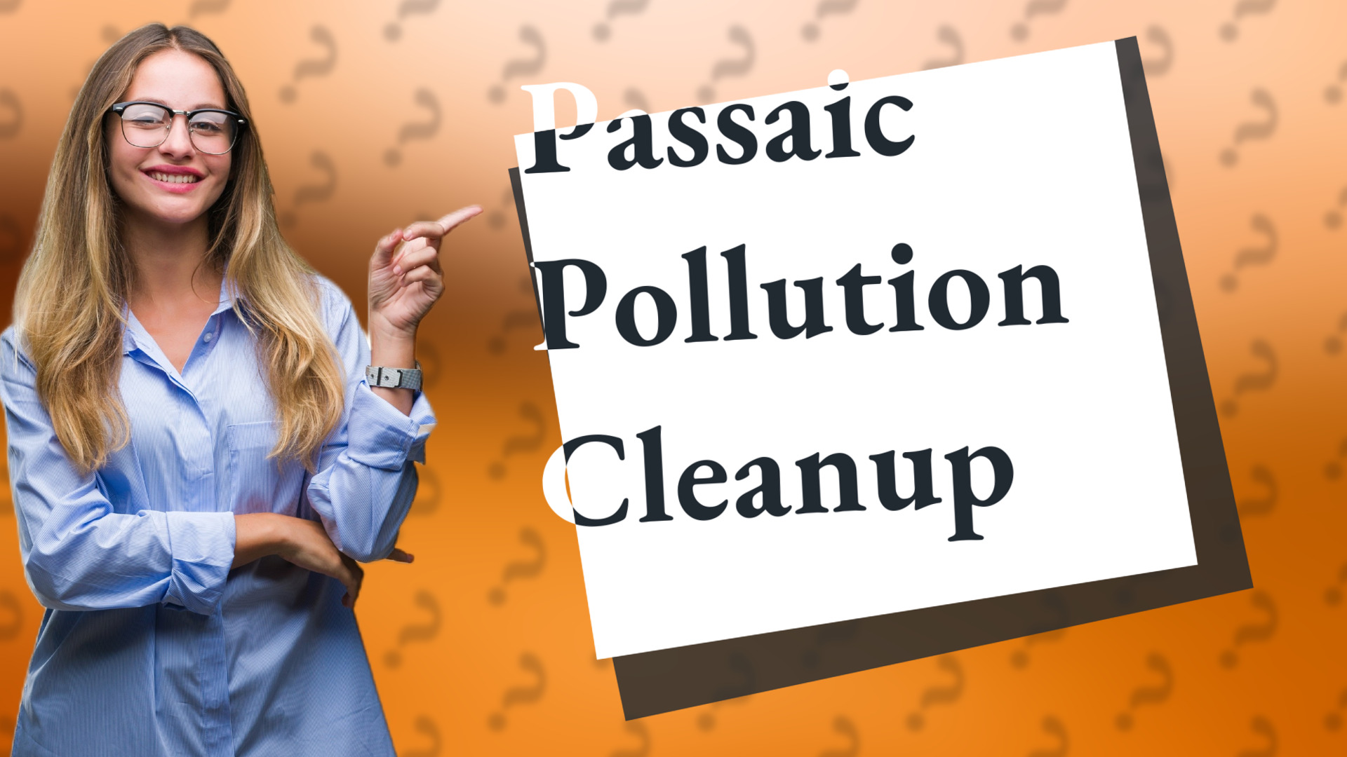 Passaic Pollution Cleanup