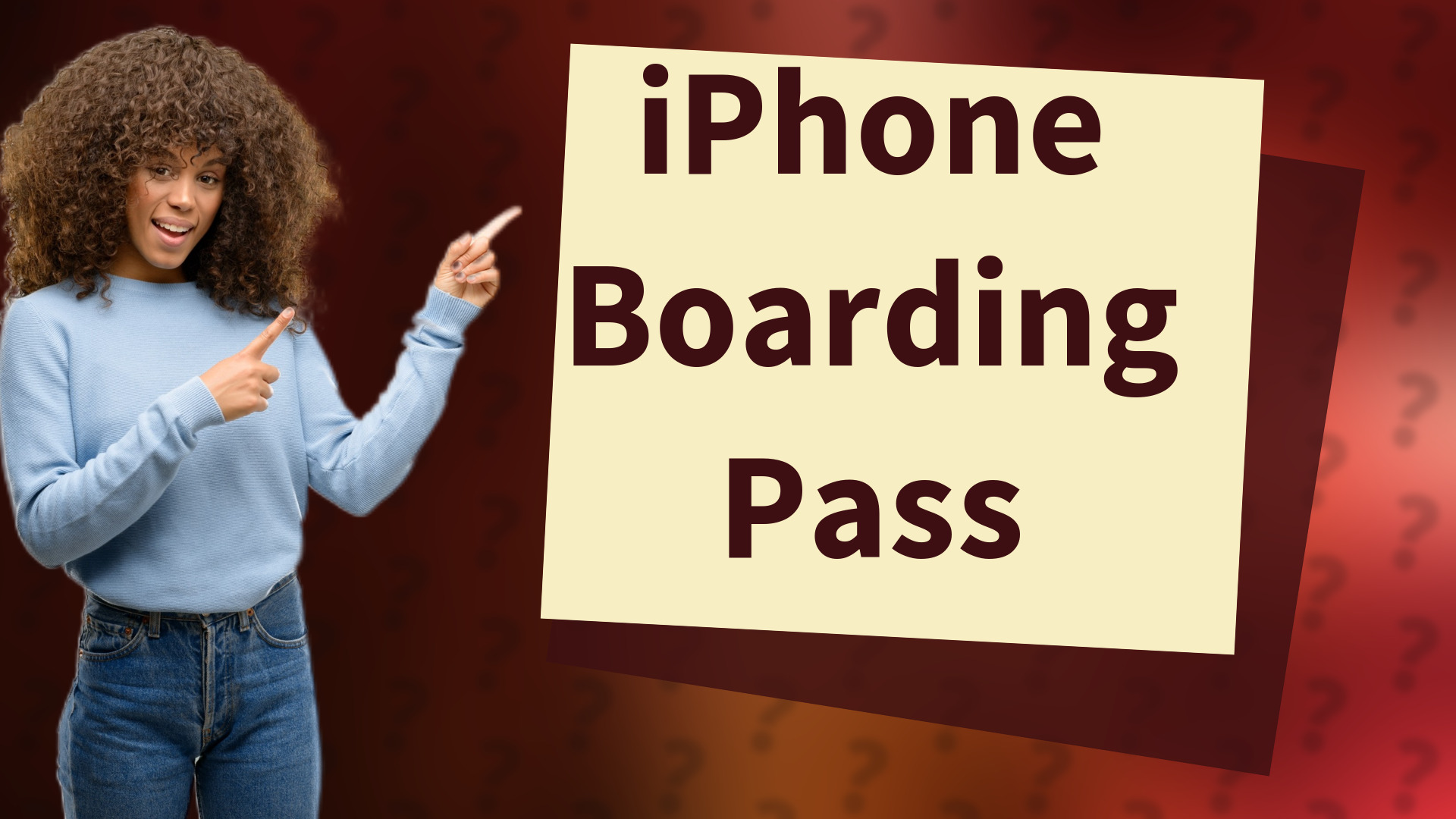 iPhone Boarding Pass