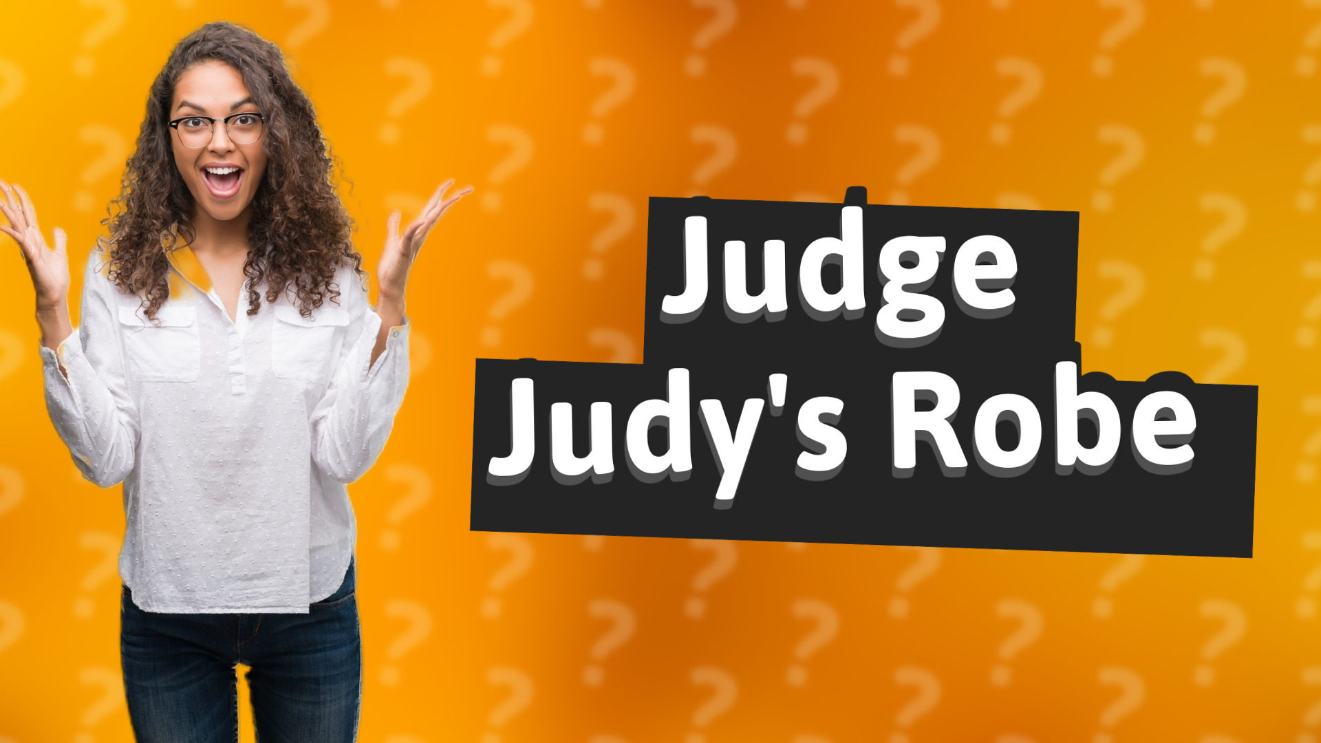 Judge Judy's Robe