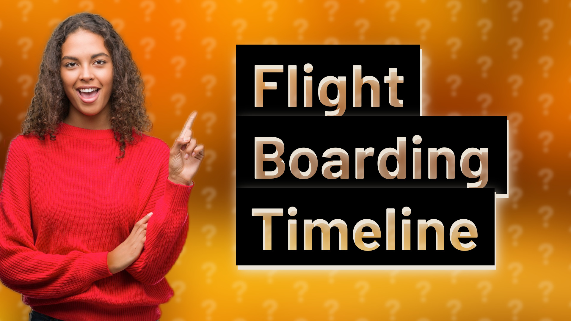 Flight Boarding Timeline