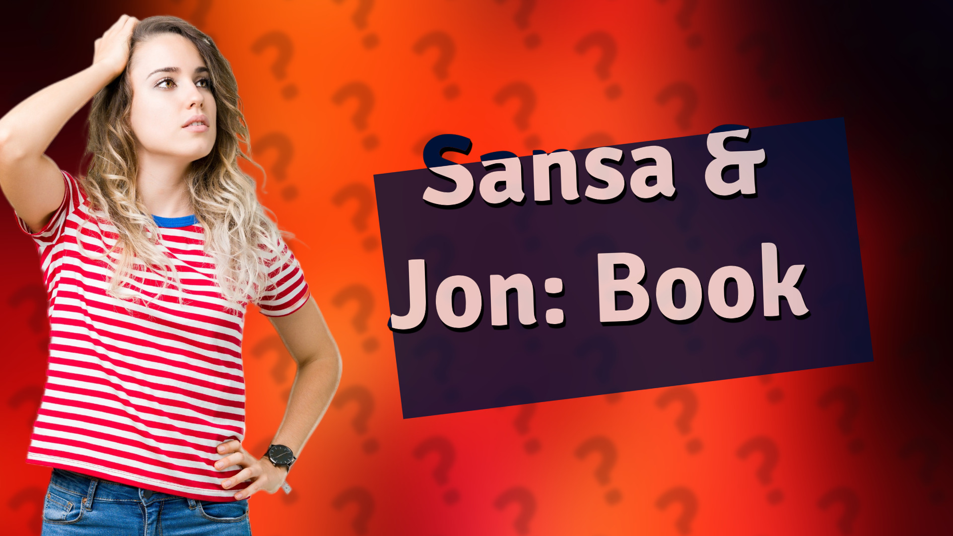 Sansa & Jon: Book