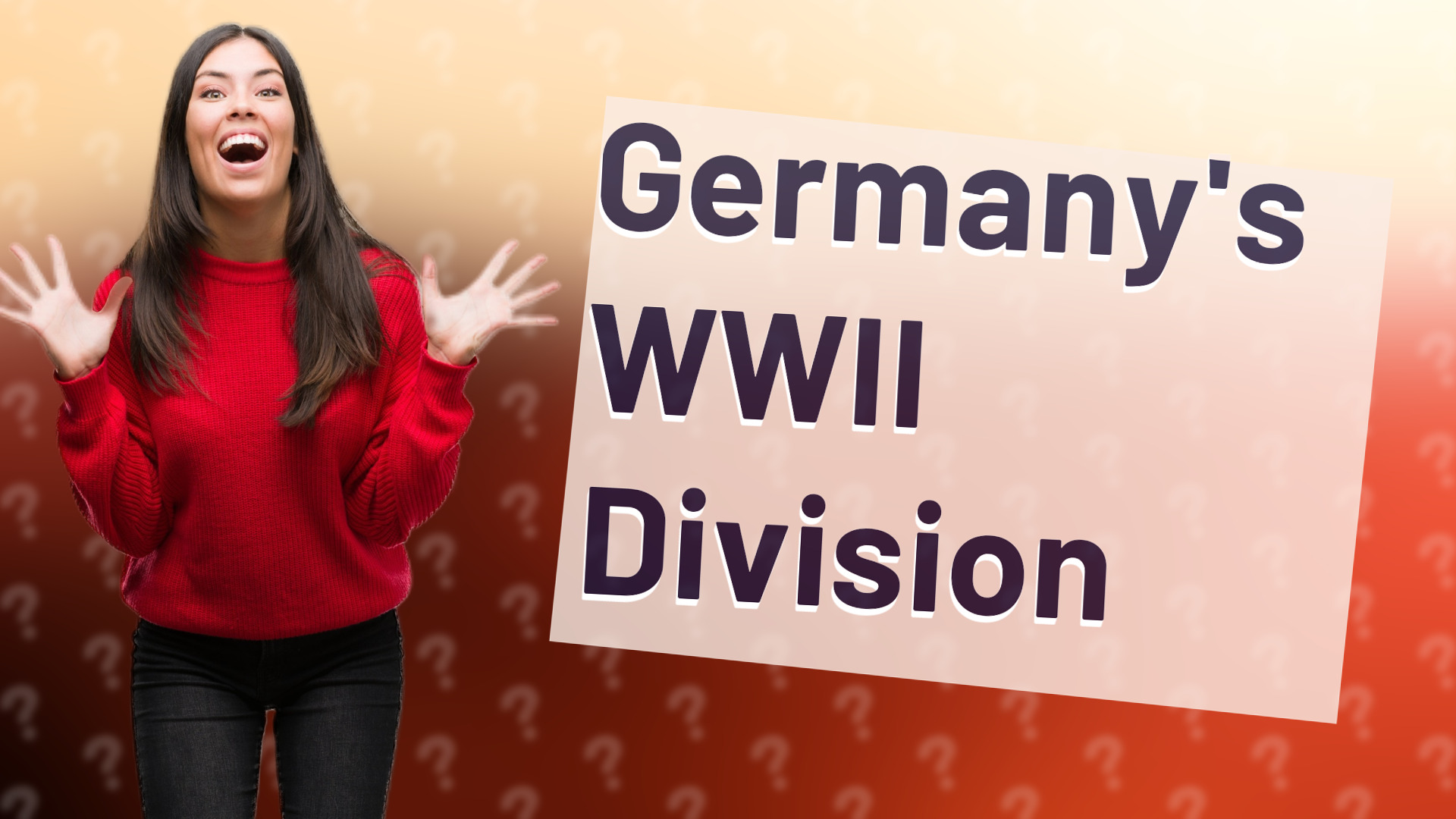 Germany's WWII Division