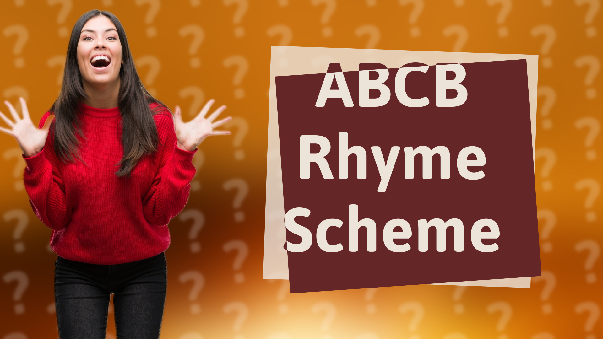 ABCB Rhyme Scheme