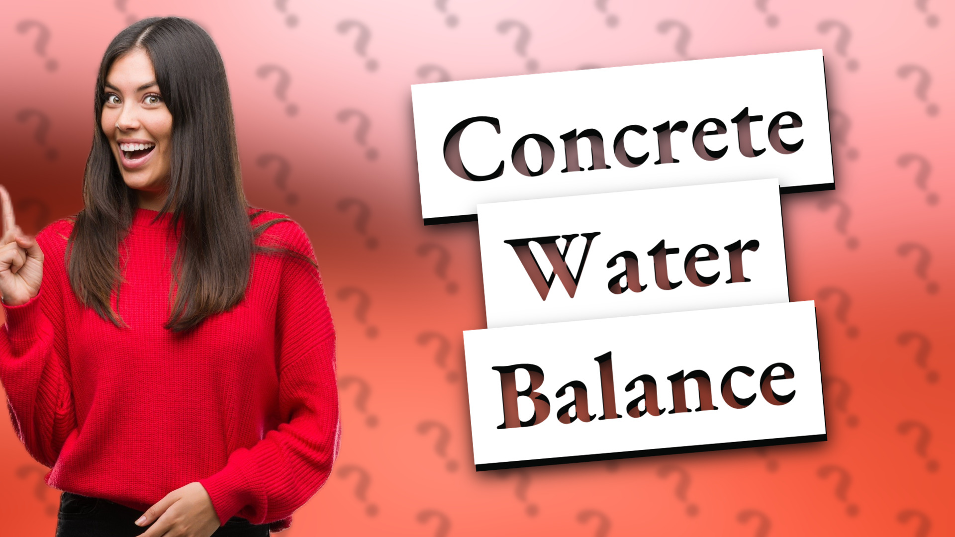 Concrete Water Balance