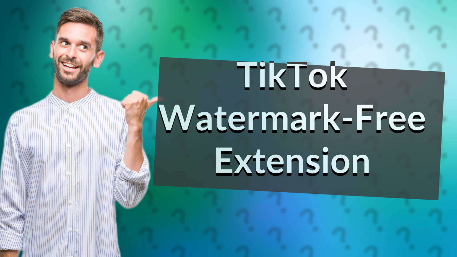 TikTok Watermark-Free Extension