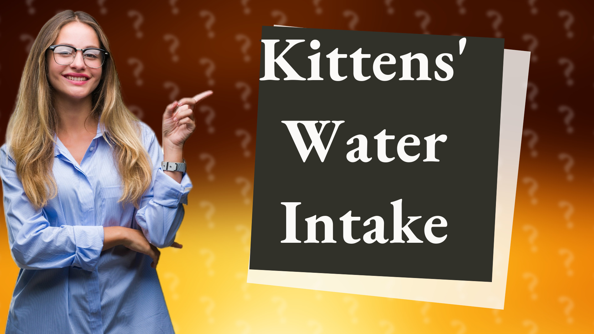 Kittens' Water Intake