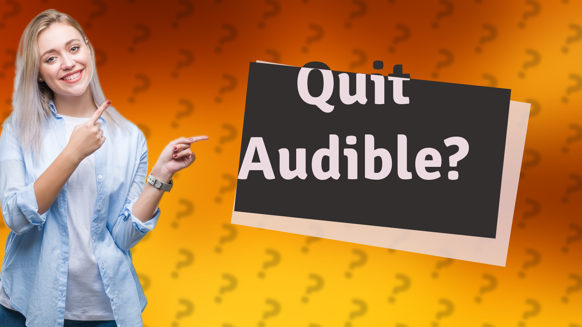 Quit Audible?