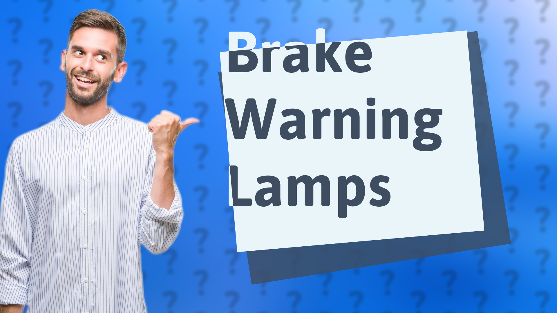 Brake Warning Lamps