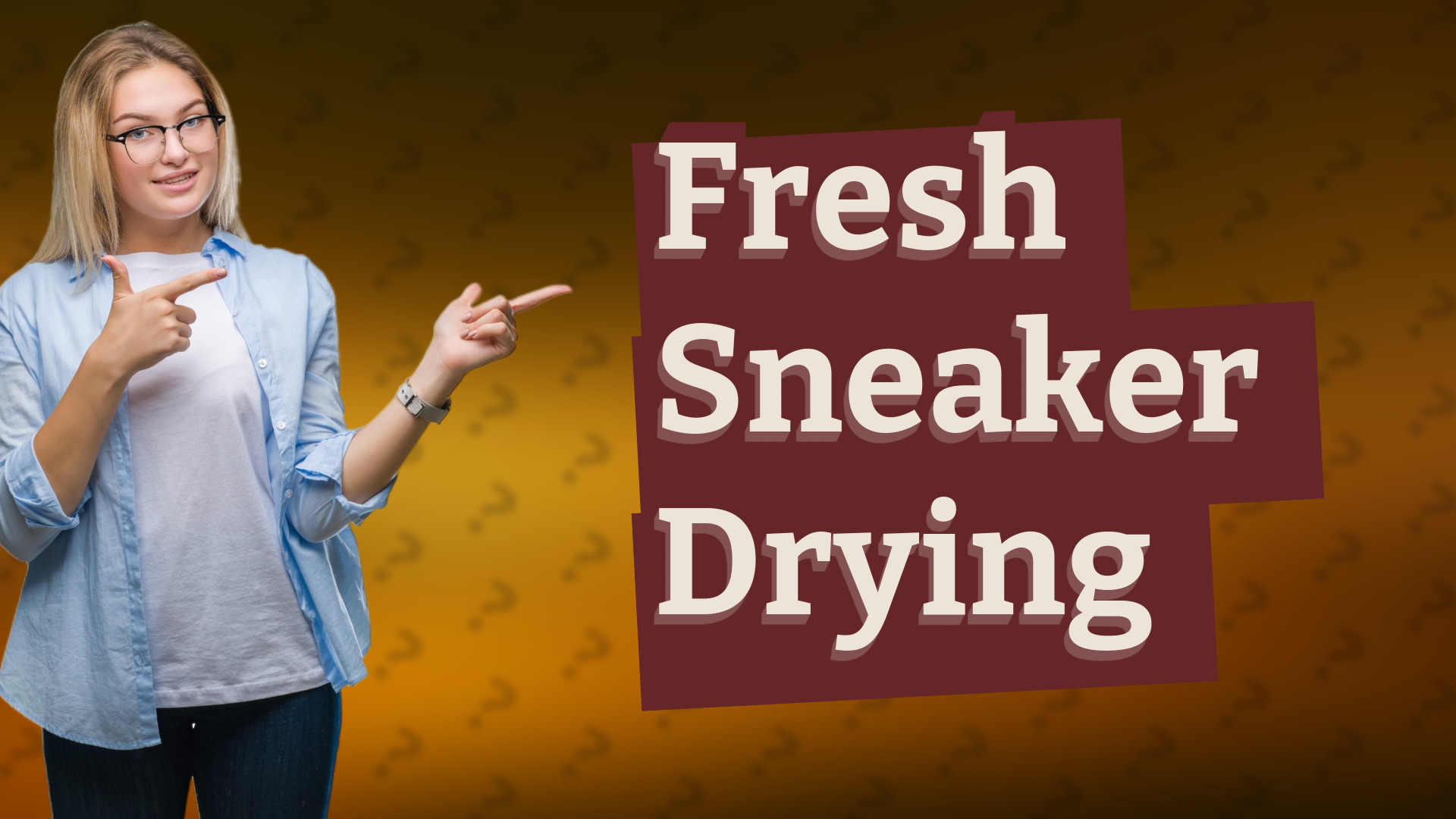 Fresh Sneaker Drying