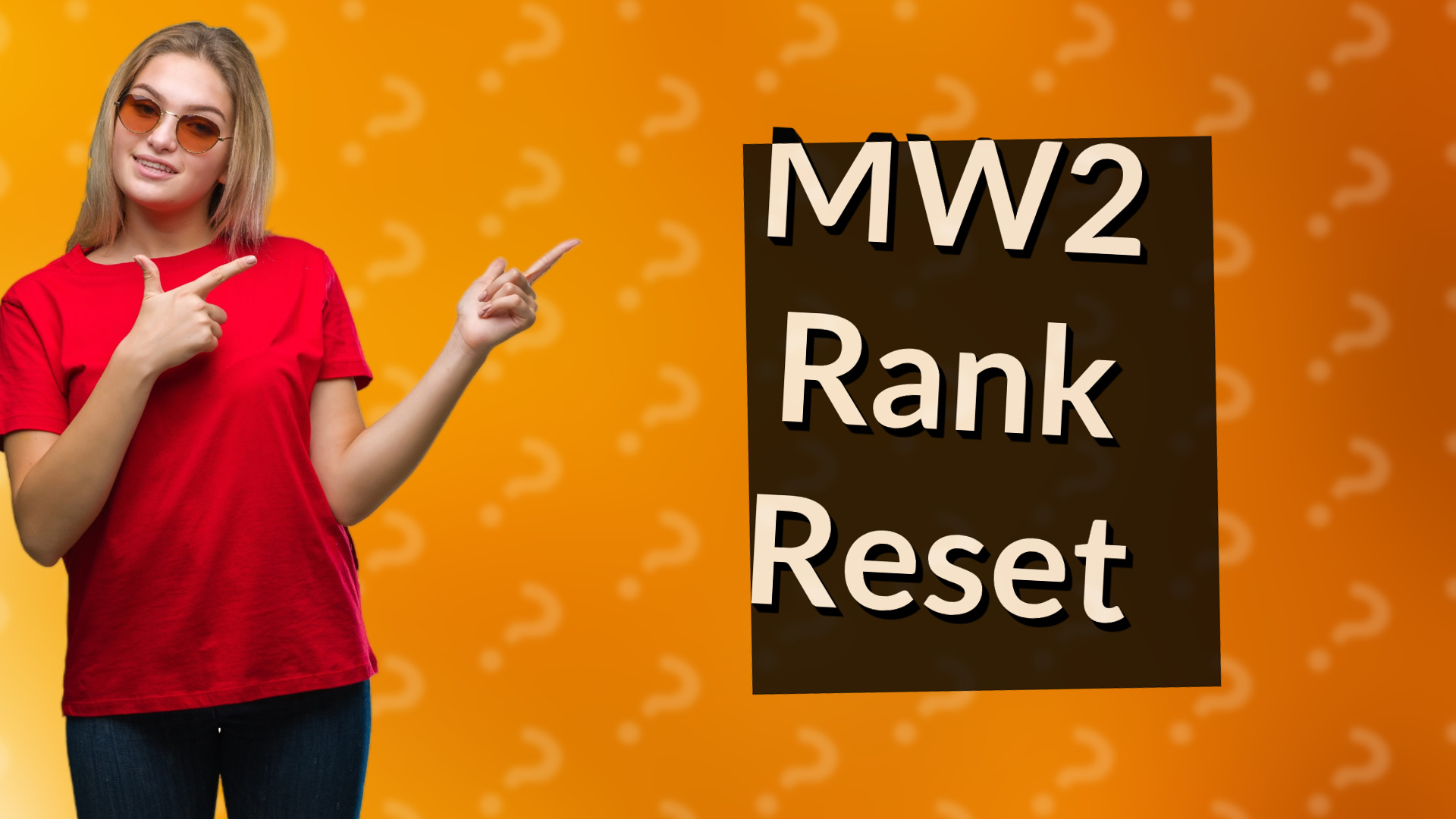 MW2 Rank Reset