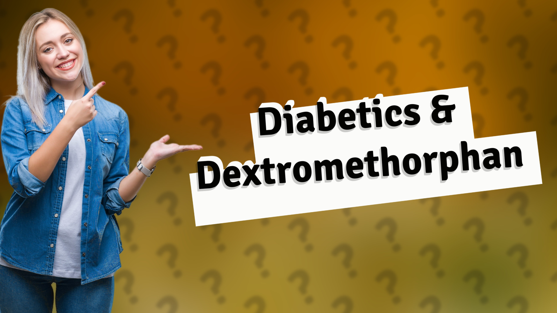 Diabetics & Dextromethorphan