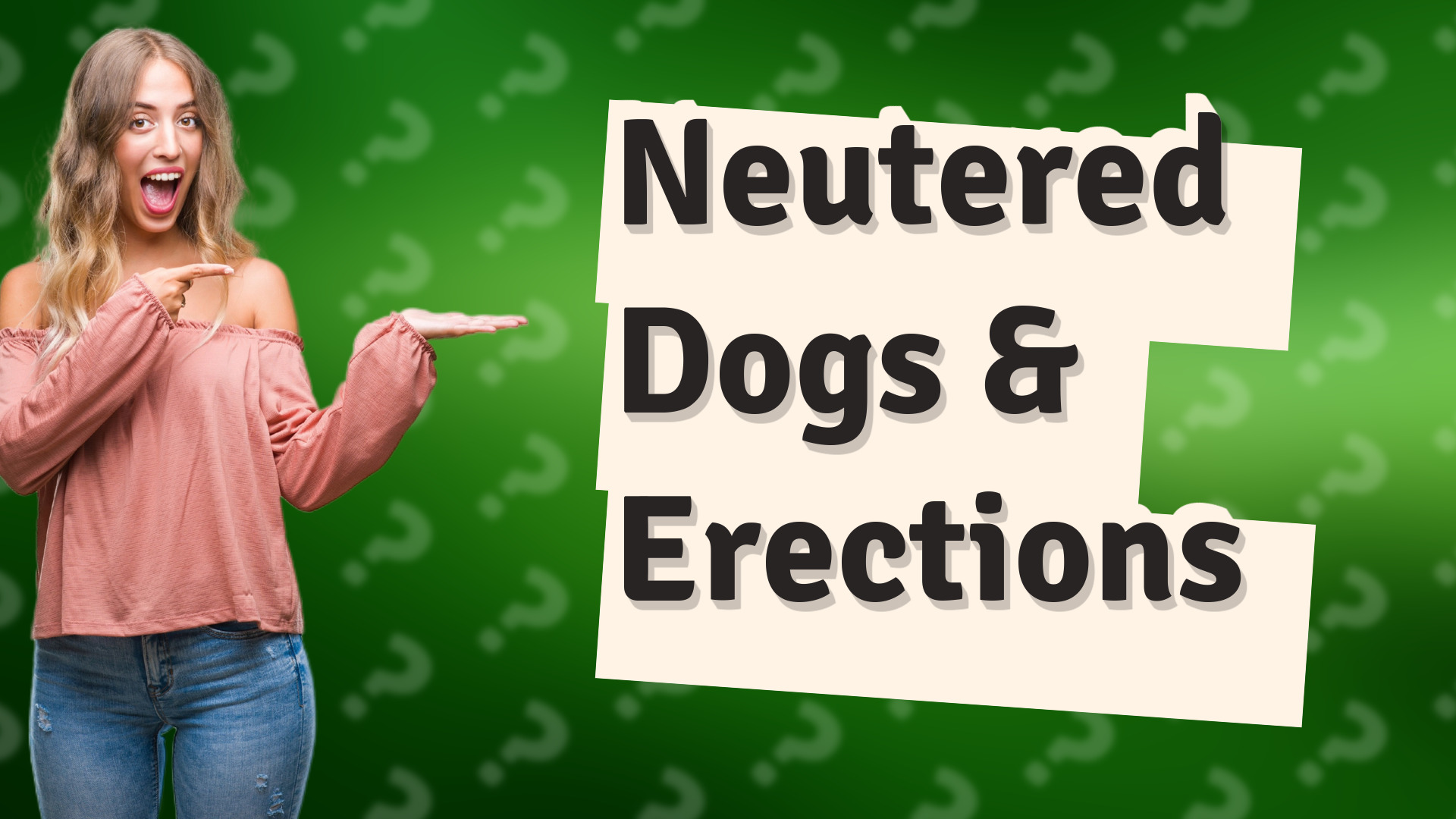 Neutered Dogs & Erections