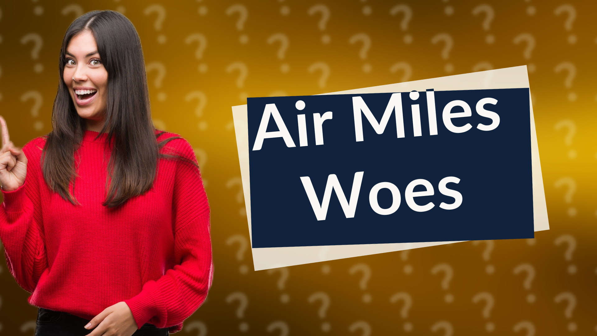 Air Miles Woes