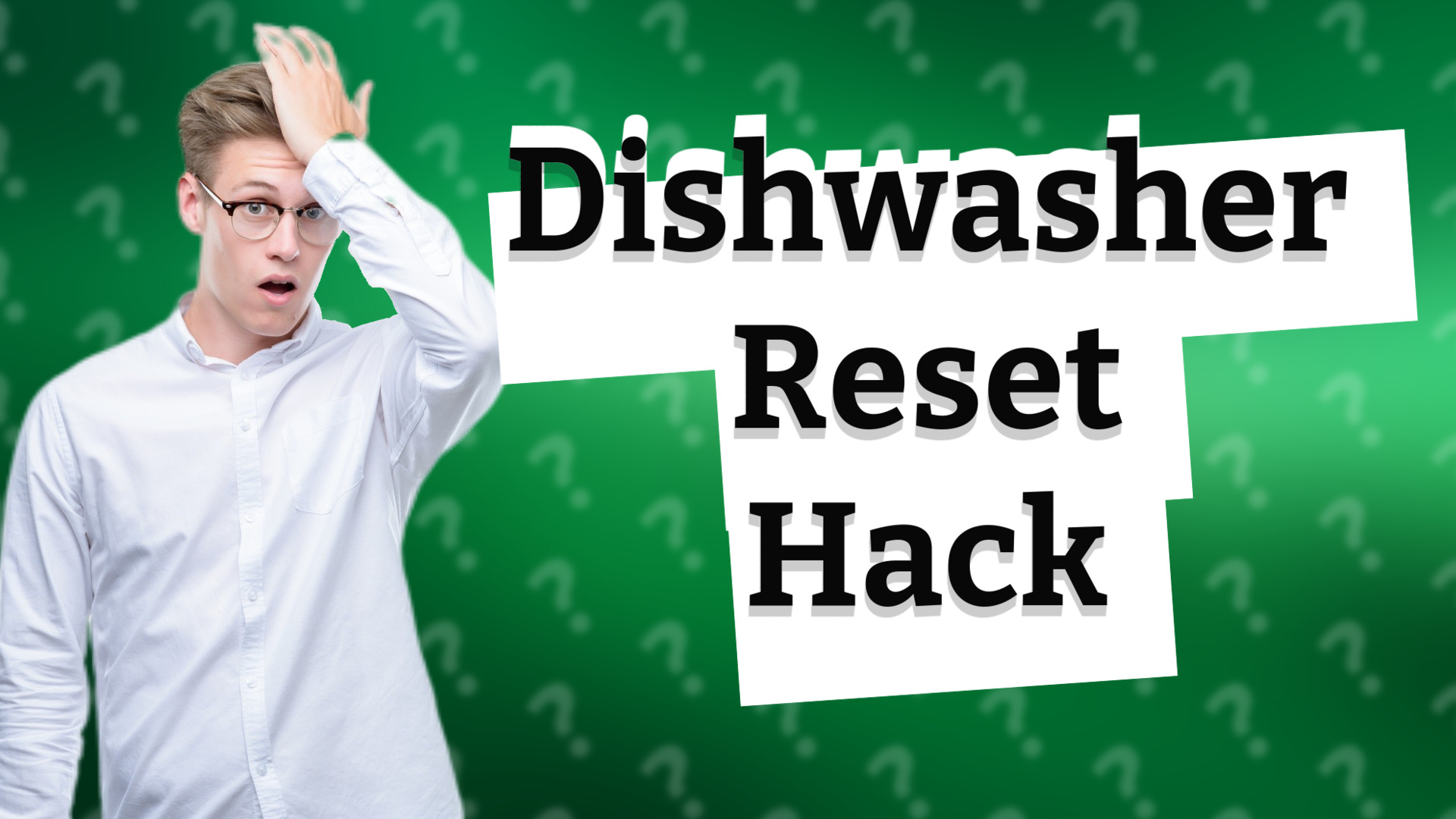 Dishwasher Reset Hack