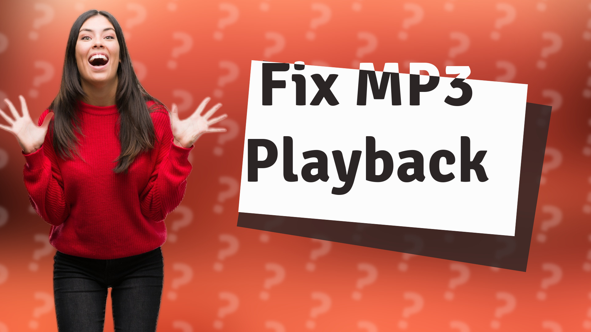 Fix MP3 Playback