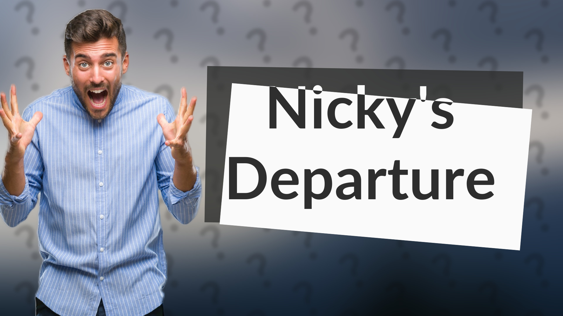 Nicky's Departure