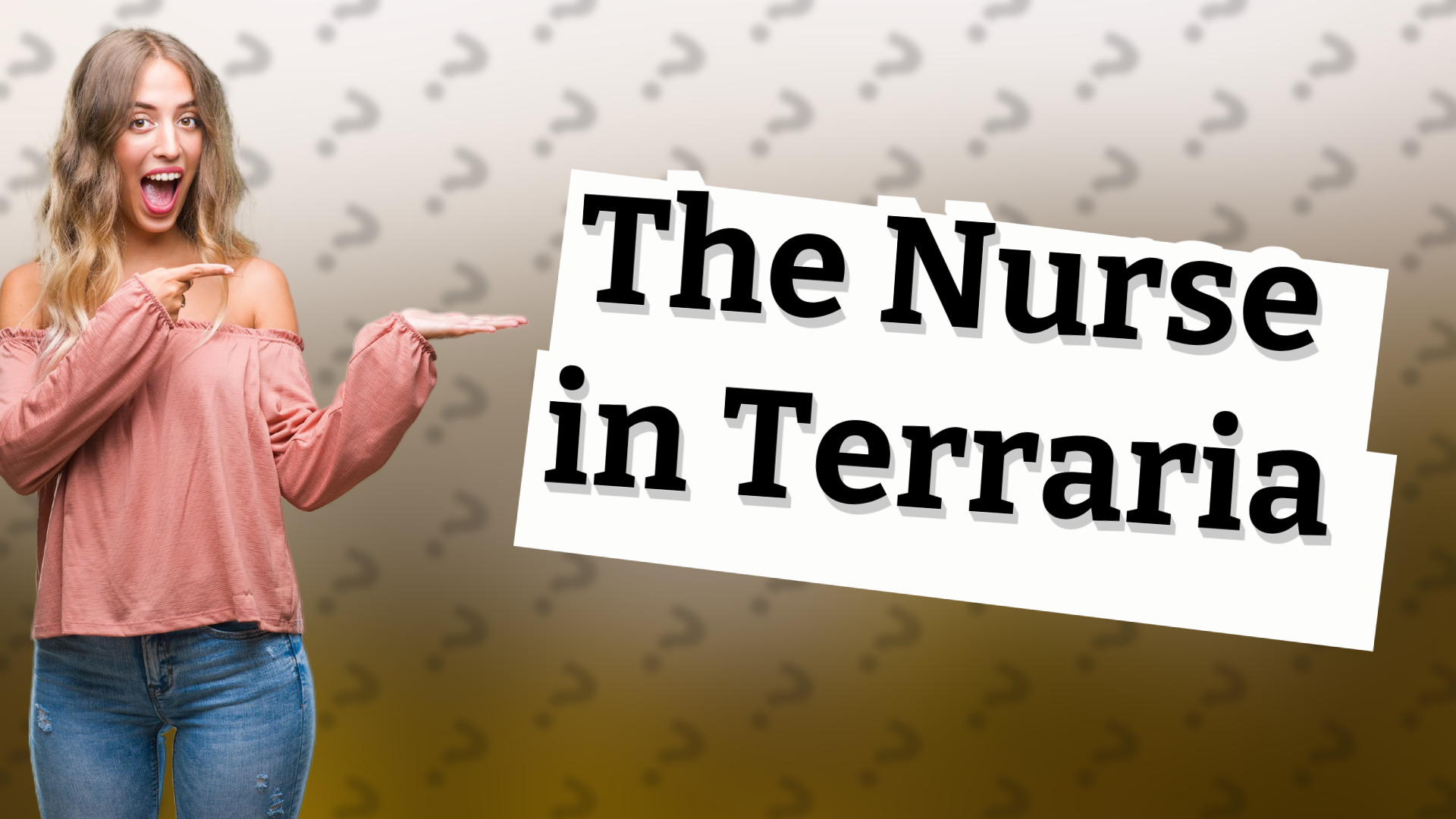 The Nurse in Terraria