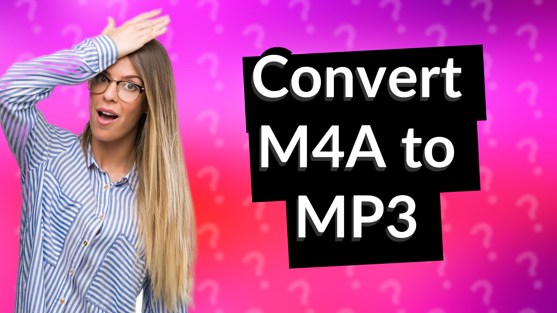Convert M4A to MP3
