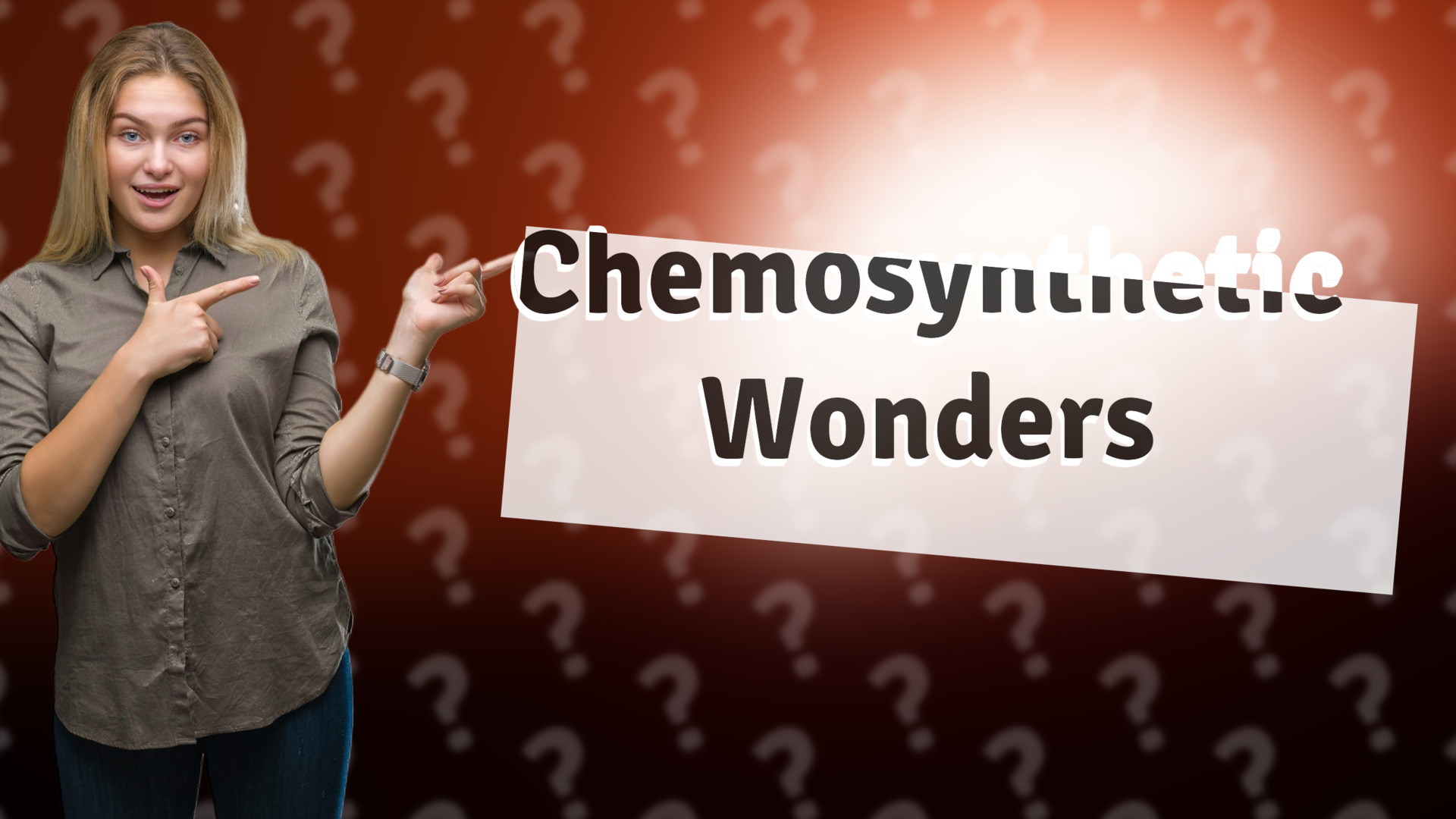 Chemosynthetic Wonders