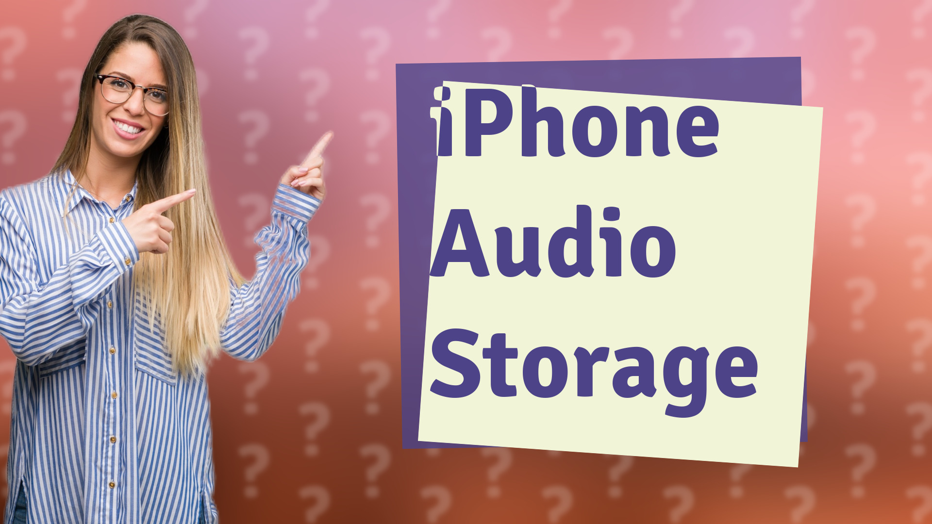 iPhone Audio Storage