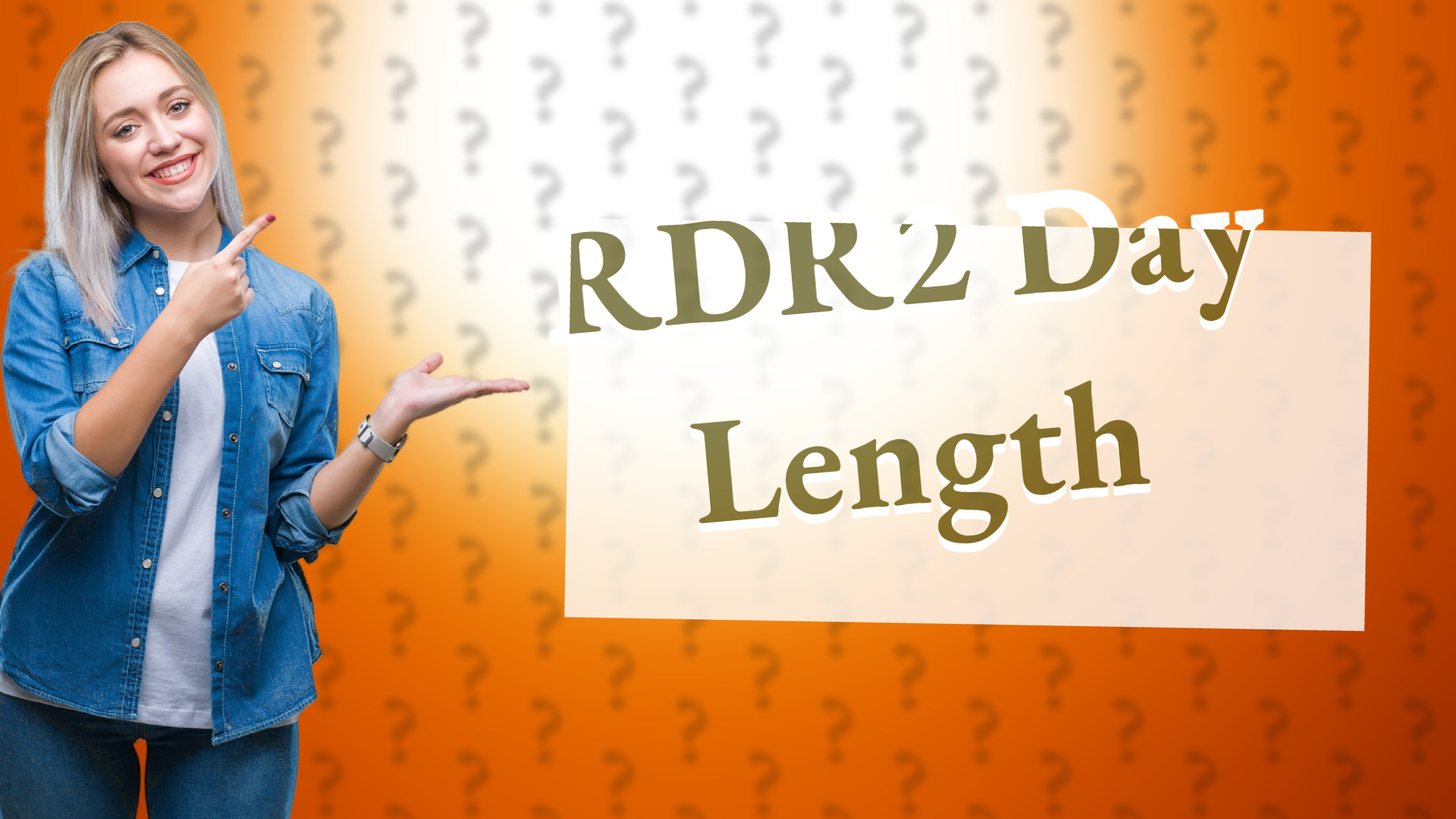 RDR2 Day Length