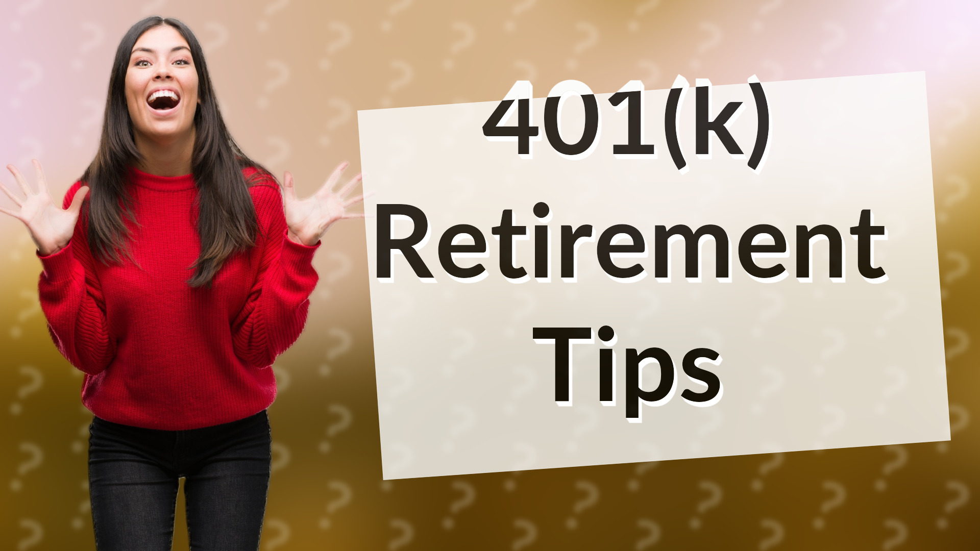 401(k) Retirement Tips