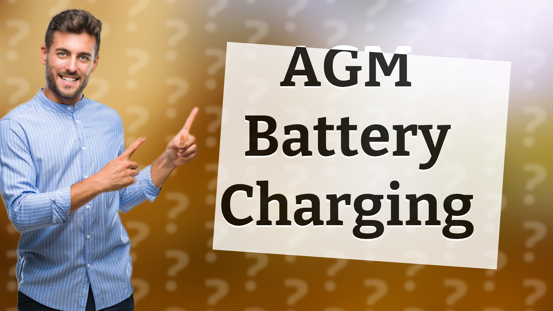 AGM Battery Charging