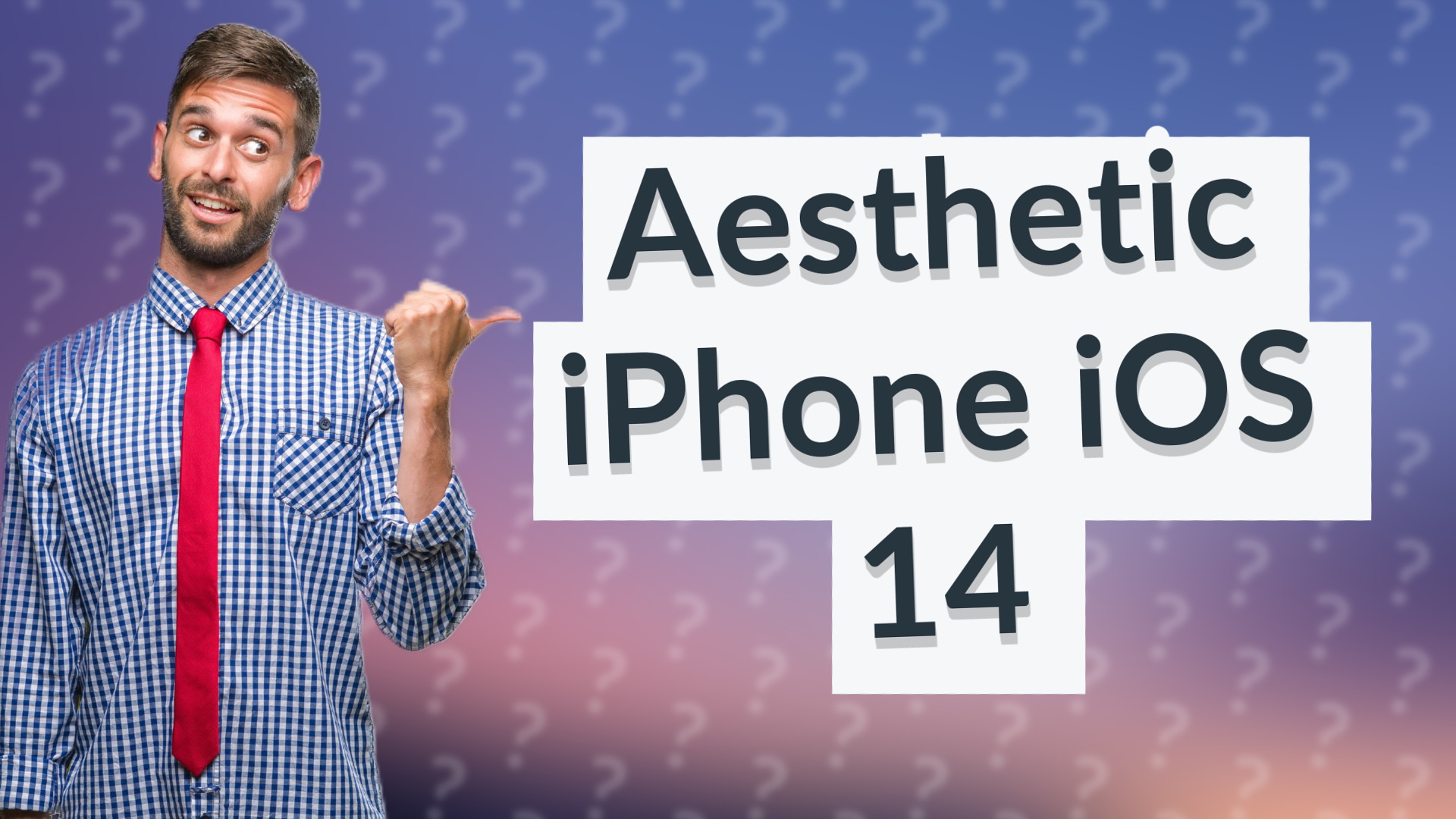 Aesthetic iPhone iOS 14