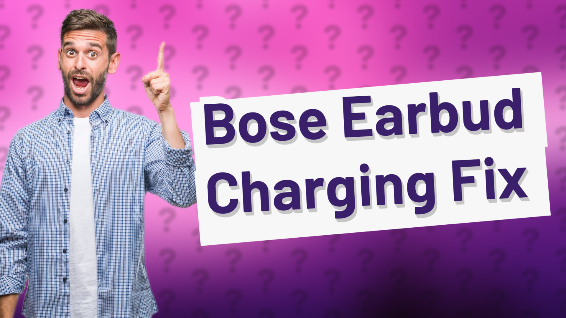 Bose Earbud Charging Fix