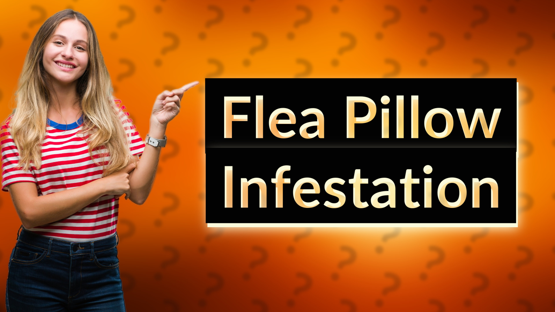 Flea Pillow Infestation