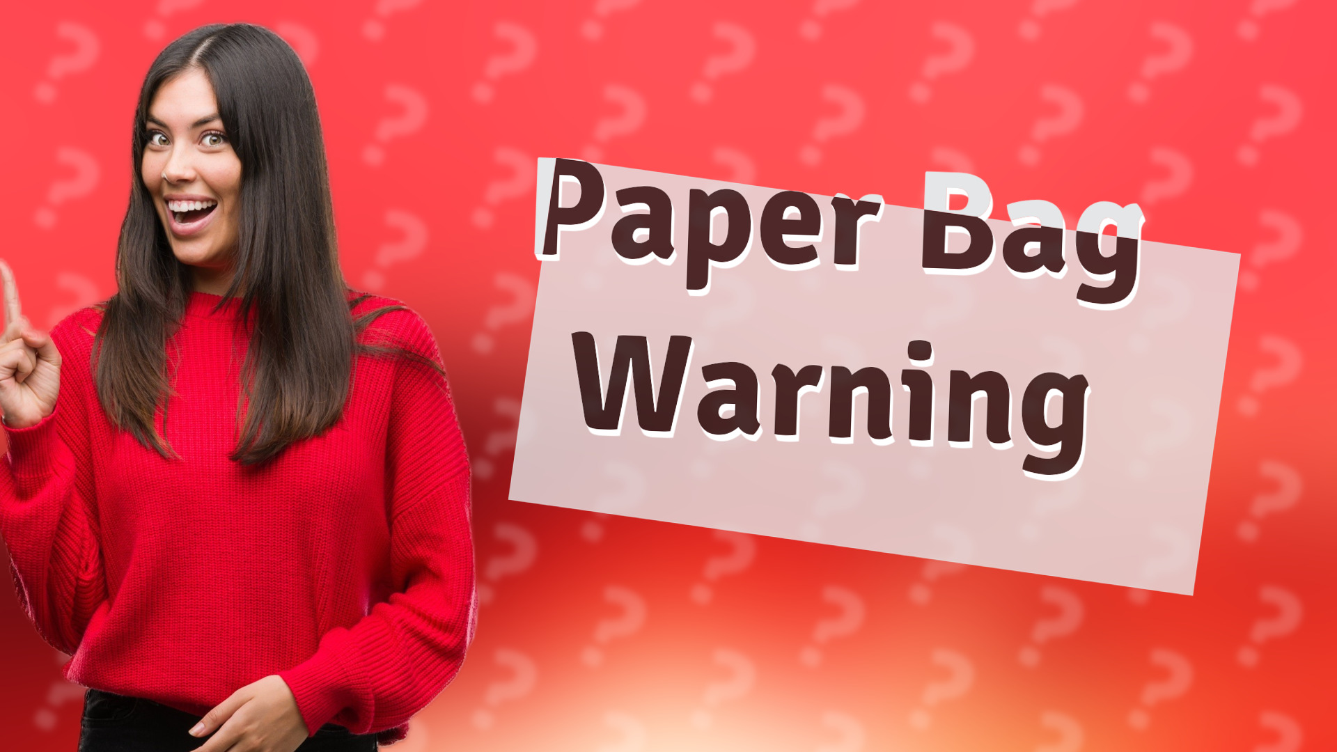 Paper Bag Warning