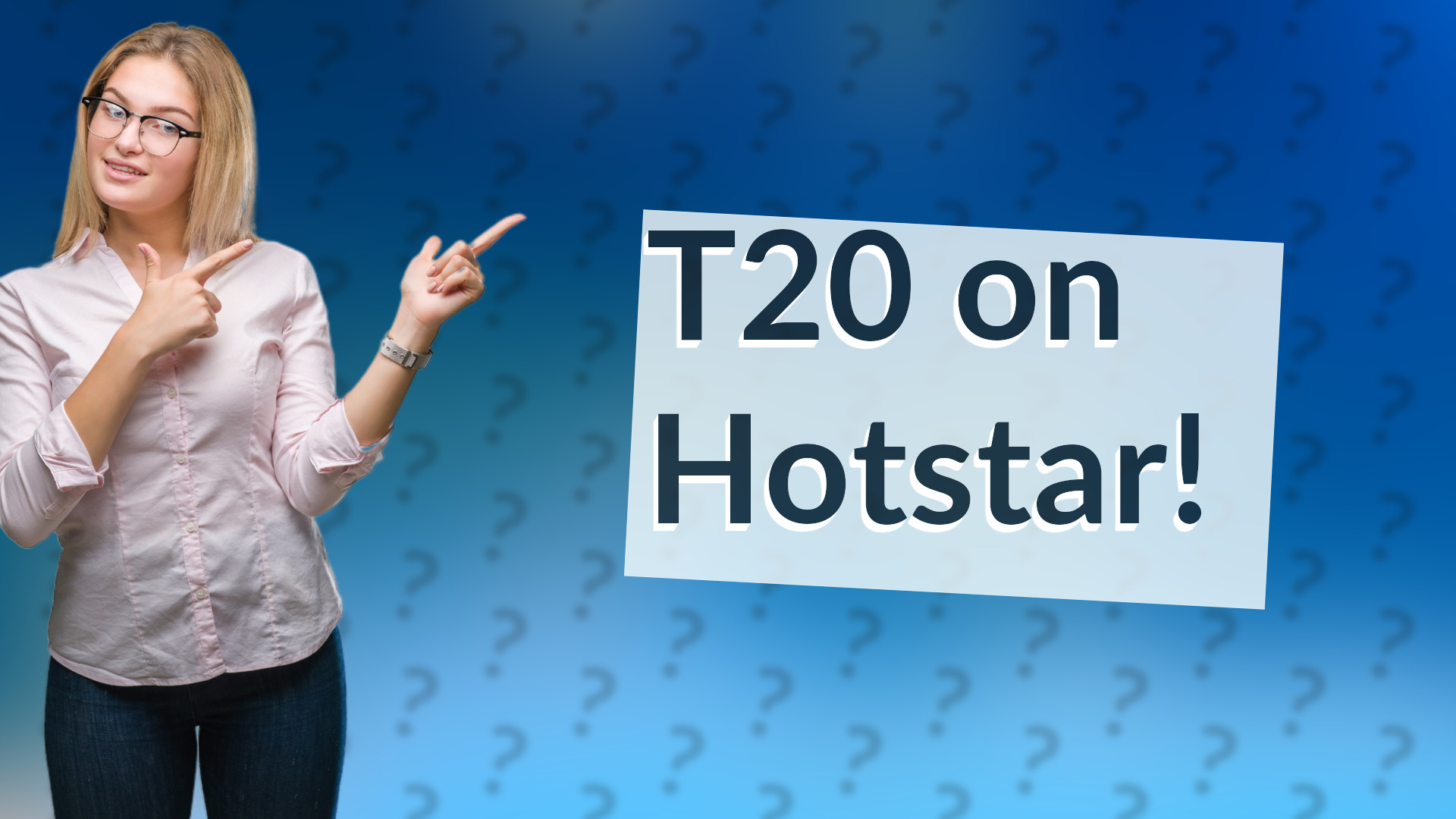 T20 on Hotstar!