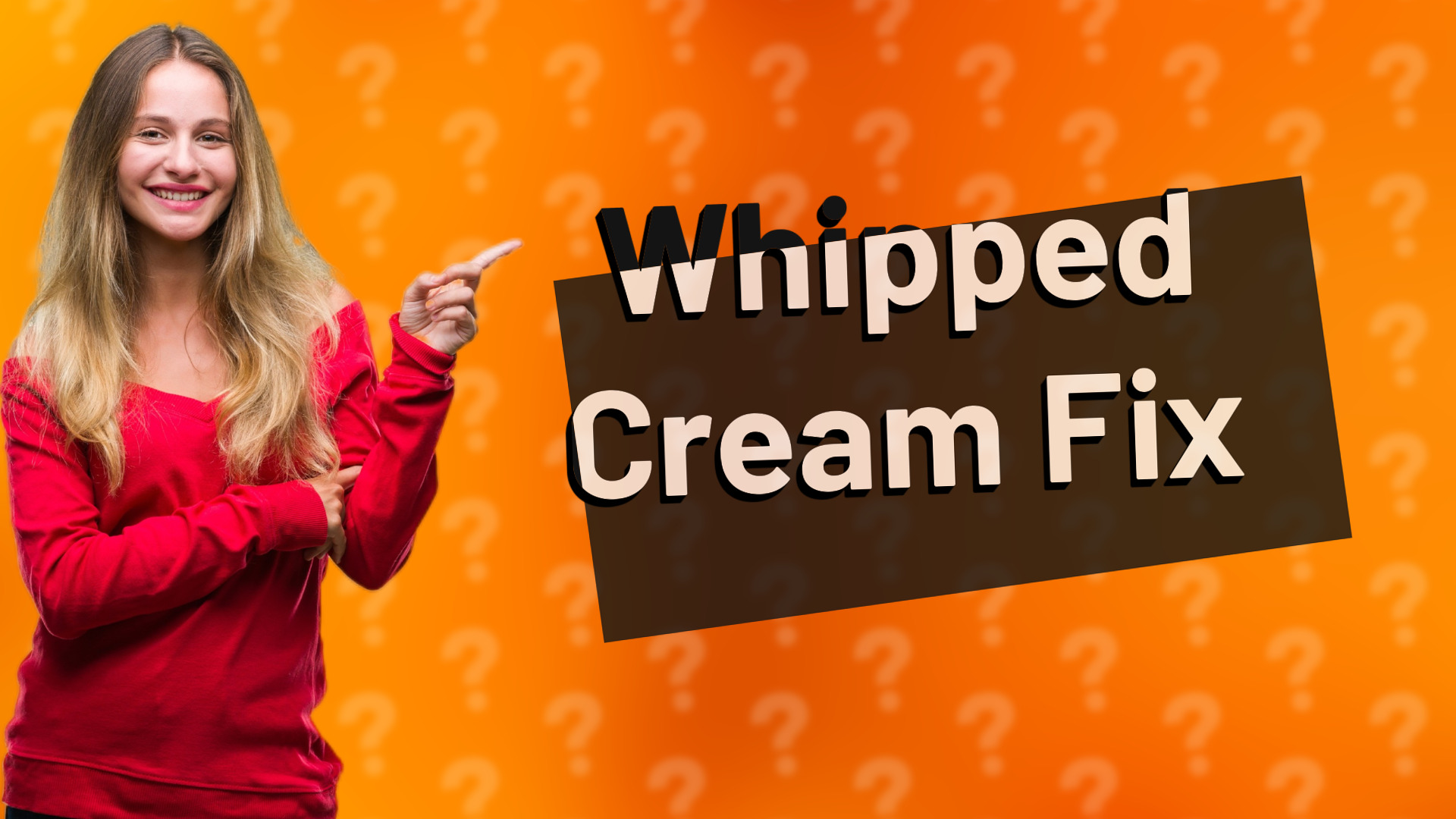Whipped Cream Fix