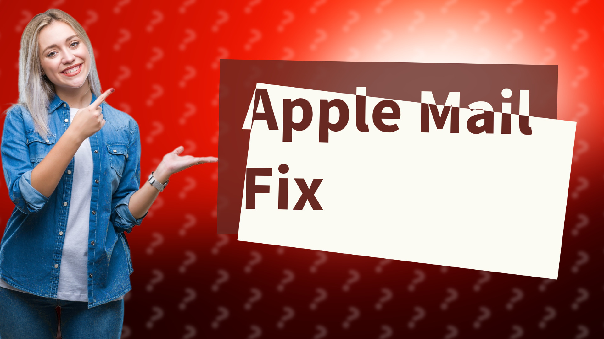 Apple Mail Fix