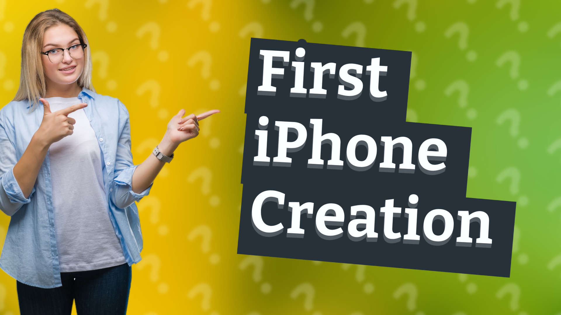 First iPhone Creation