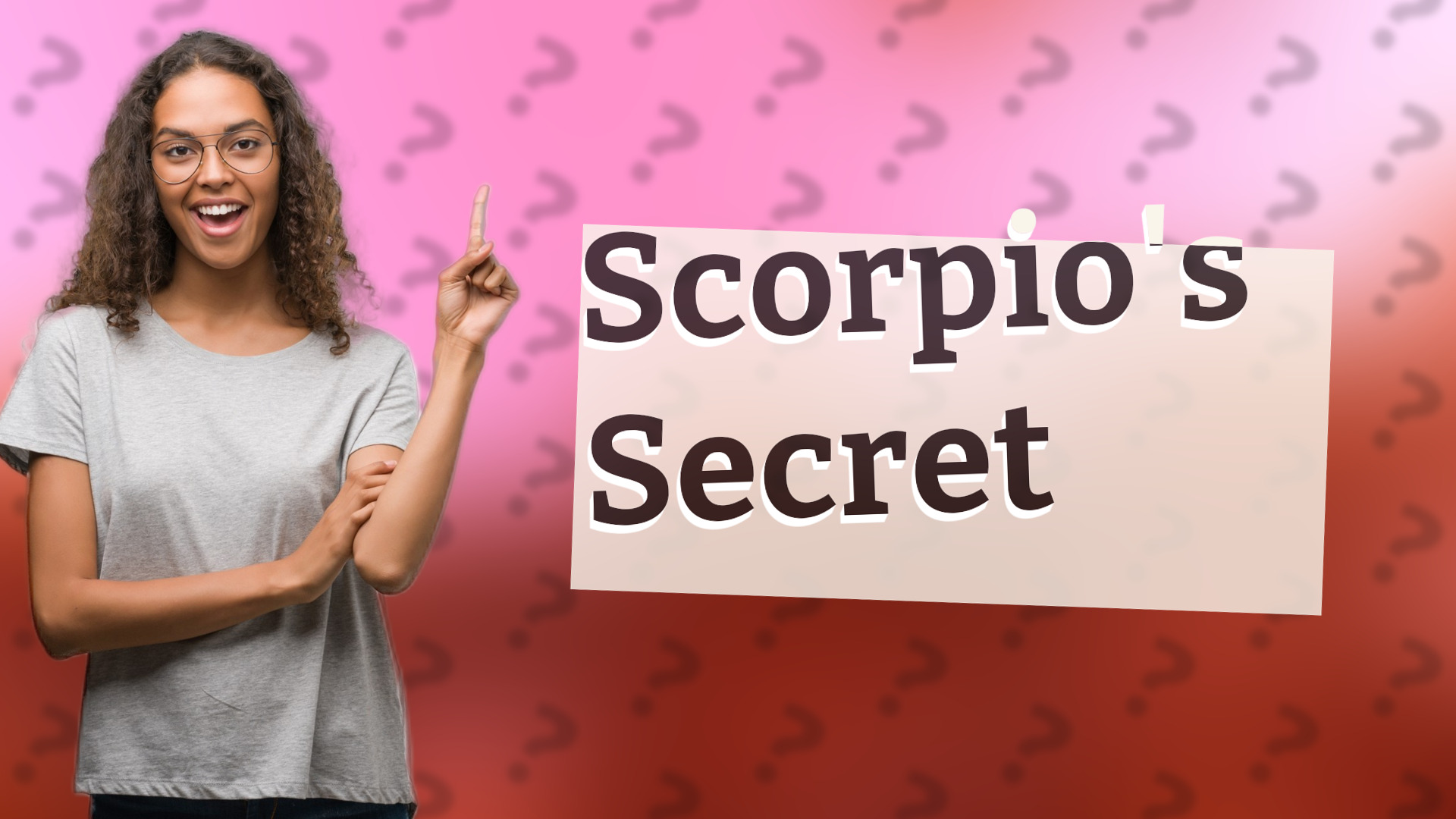 Scorpio's Secret