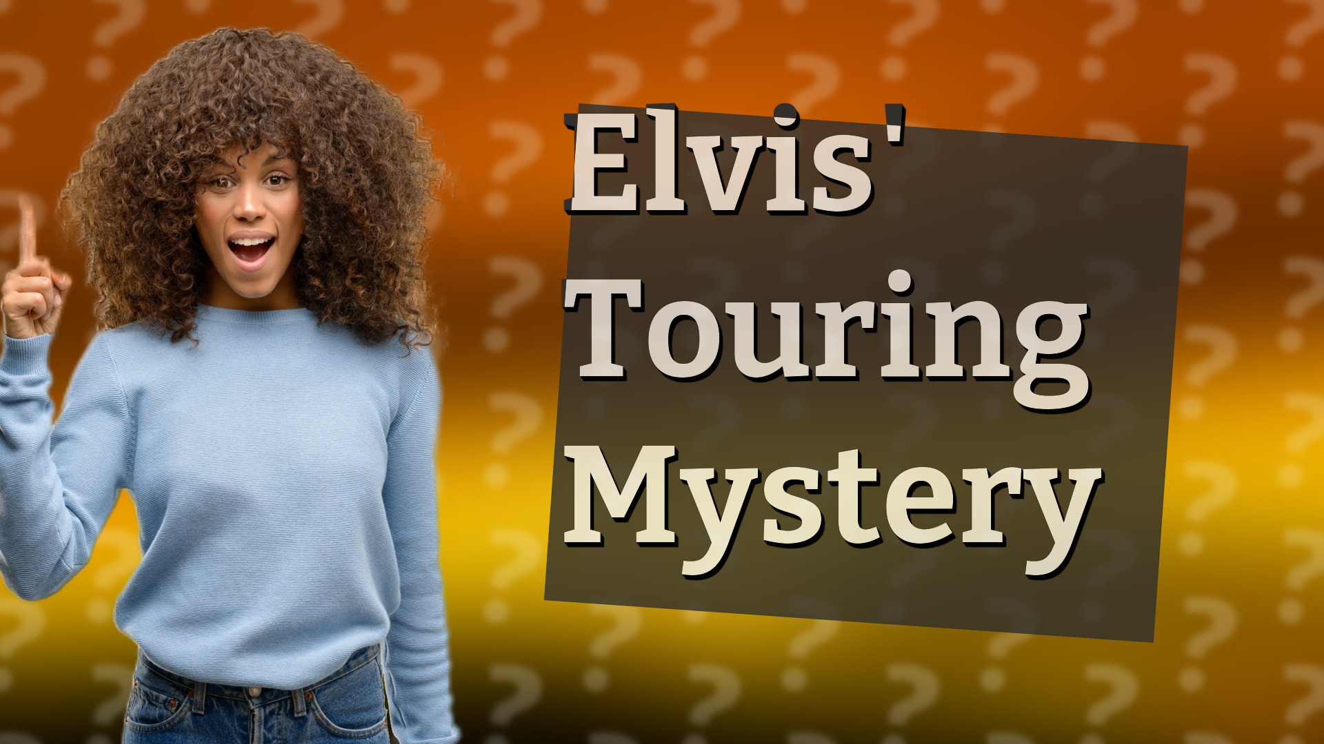 Elvis' Touring Mystery