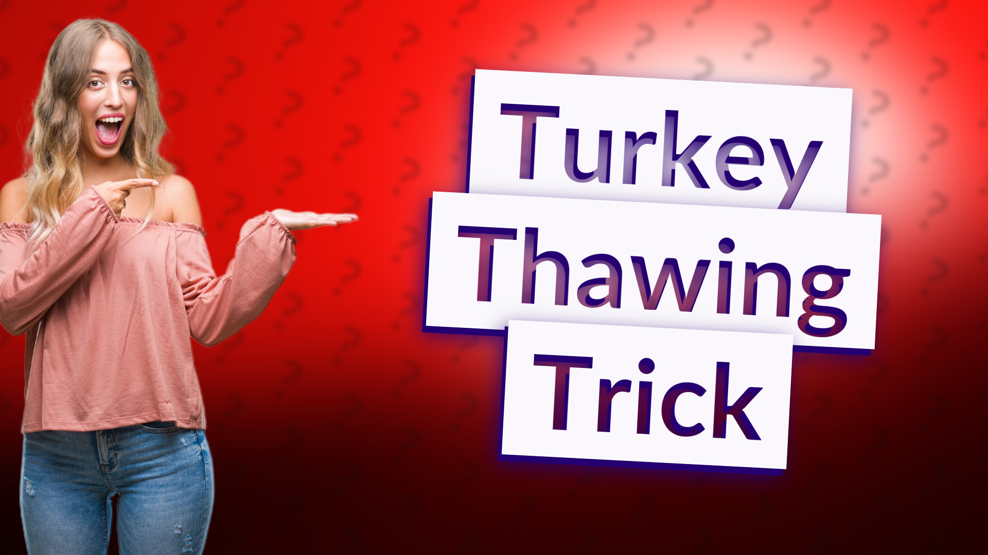 Turkey Thawing Trick