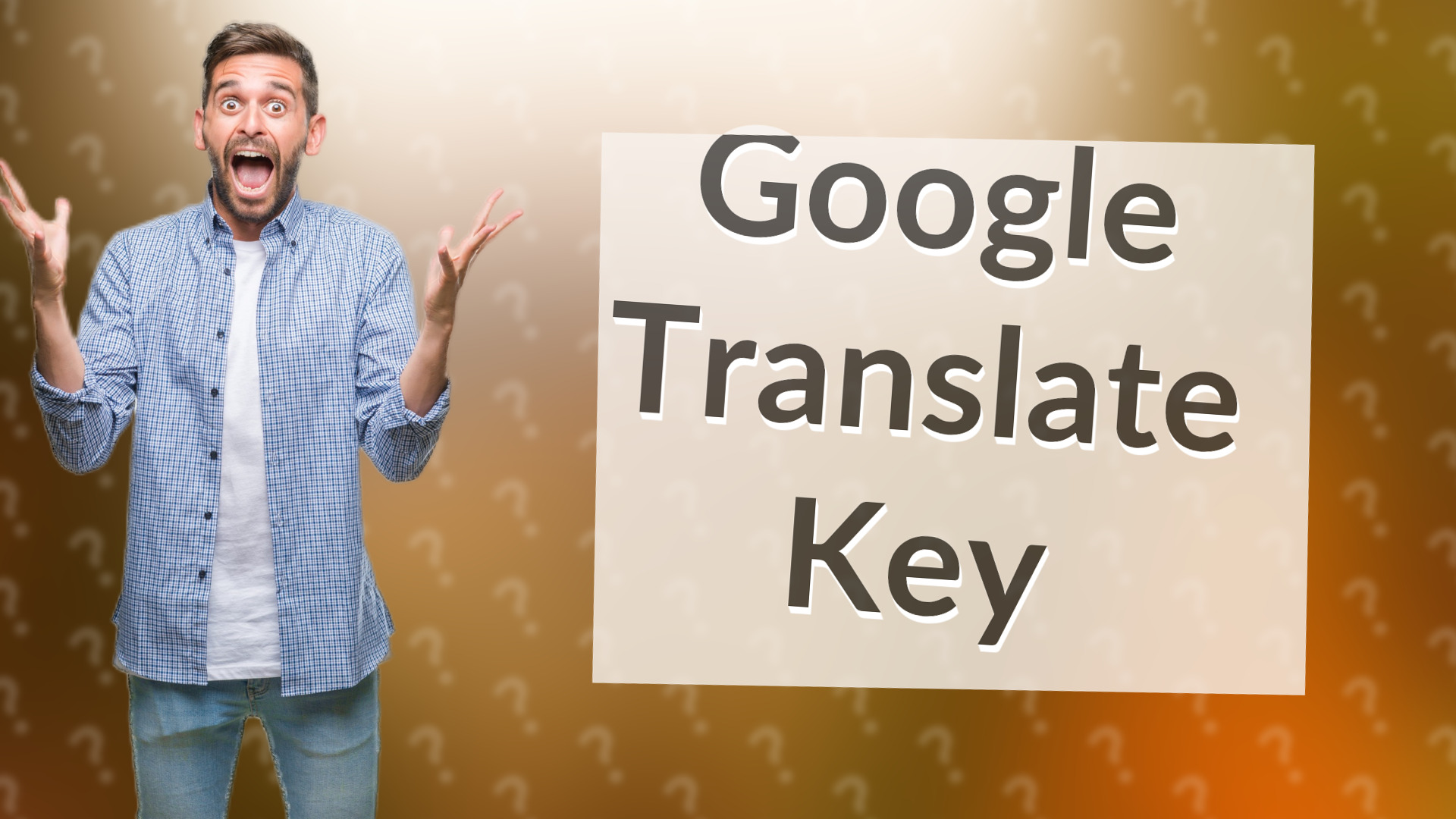 Google Translate Key
