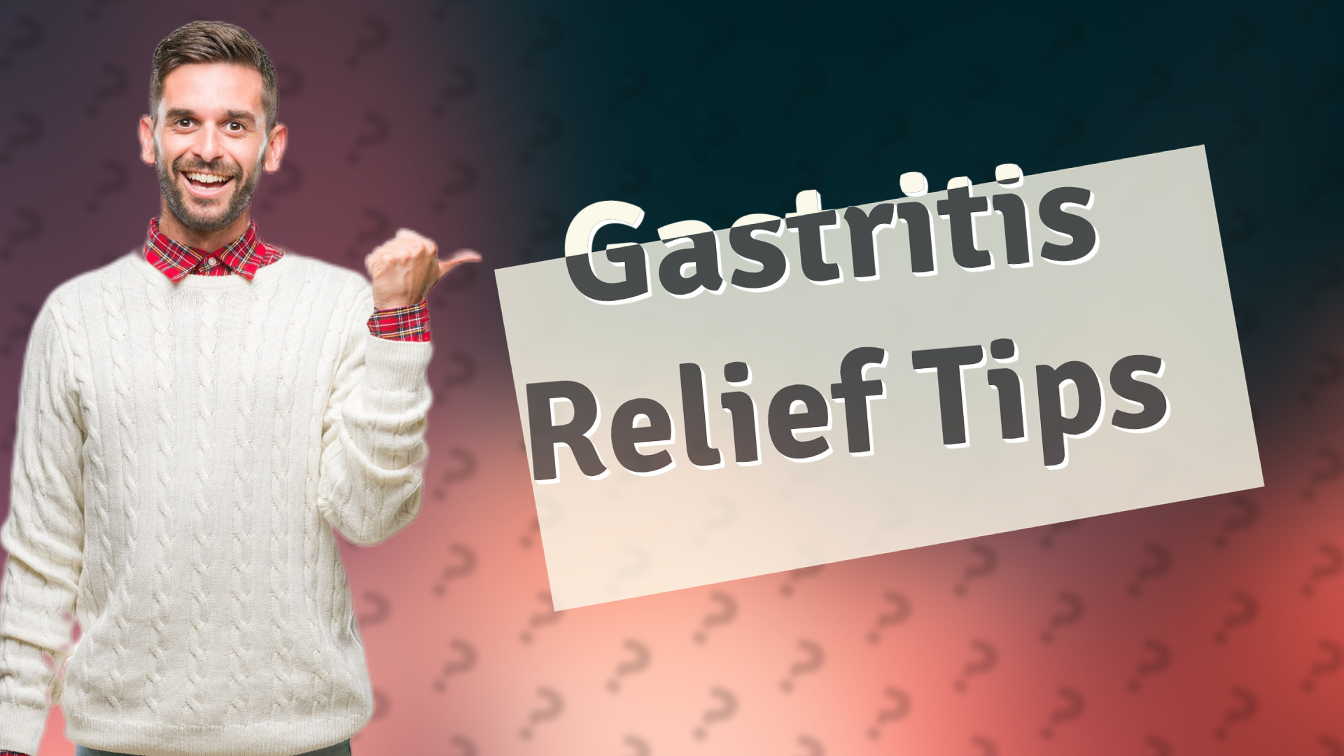 Gastritis Relief Tips