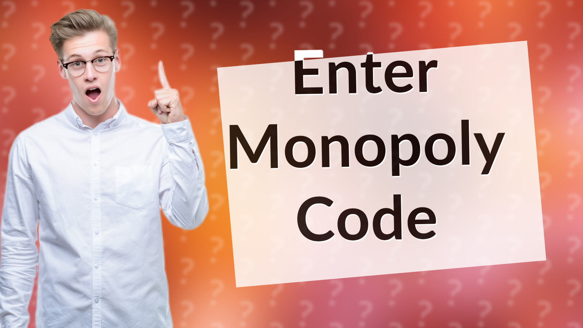Enter Monopoly Code
