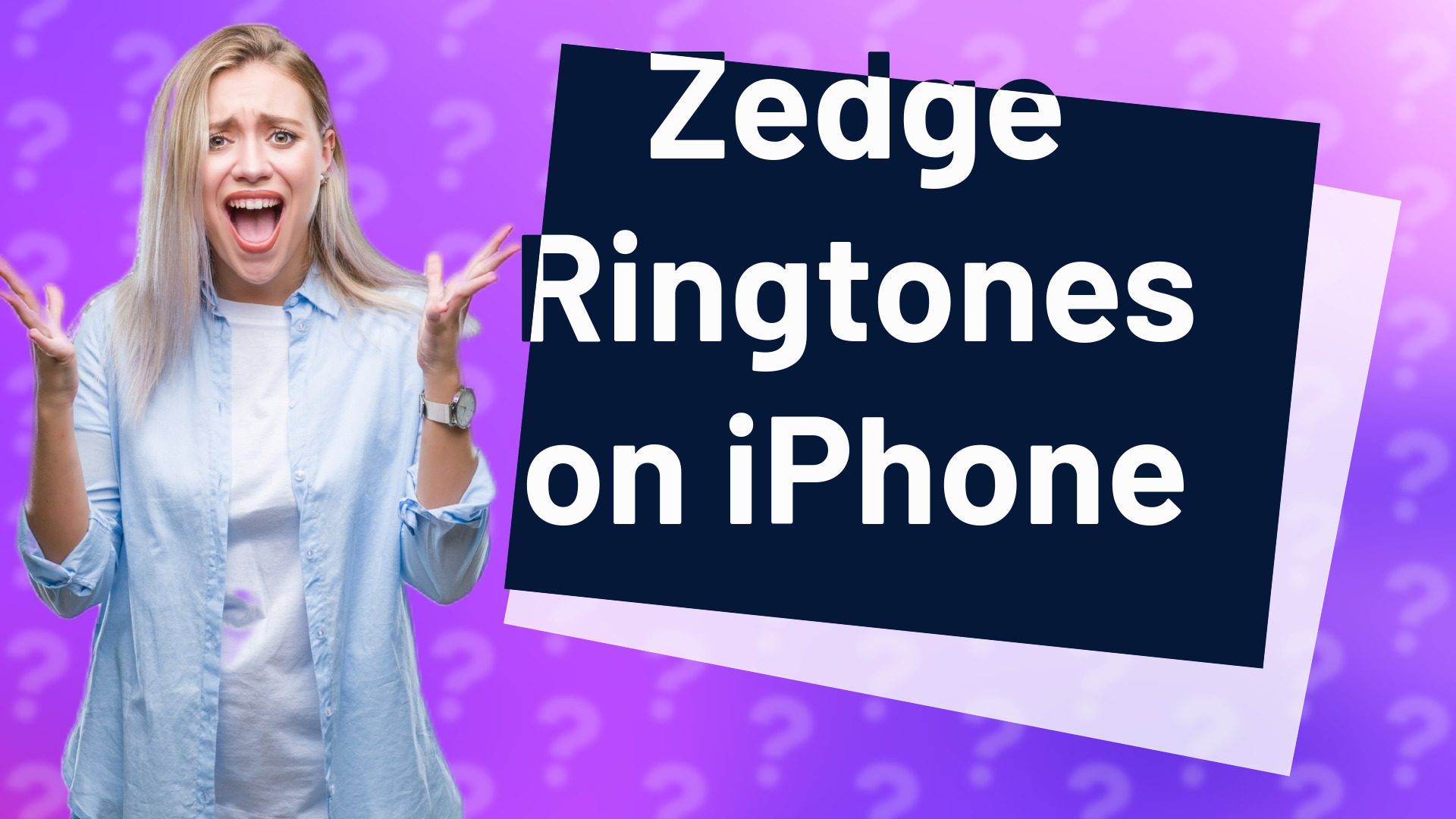 Zedge Ringtones on iPhone