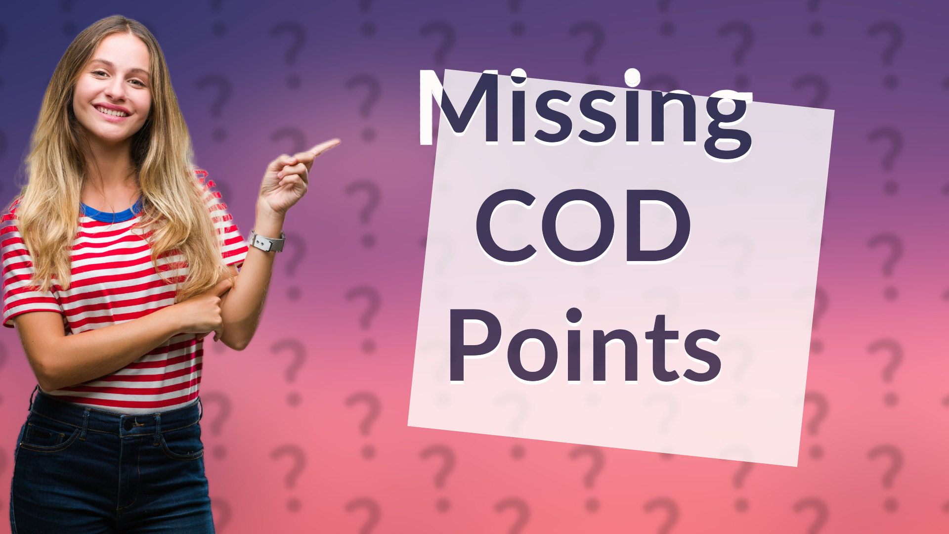 Missing COD Points